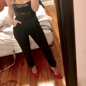 Express Romper w/ Sequins